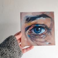 Oog in acryl