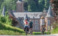 Kinderzitje voor de fiets te huur vanuit Alden Biesen